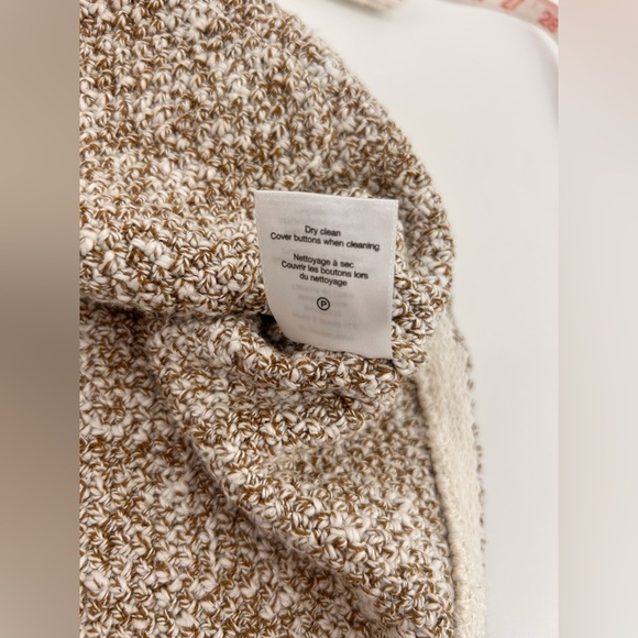 Veronica Beard Kaufman Knit Jacket In Ivory Brown Size XS Cardigan - Picture 9 of 12